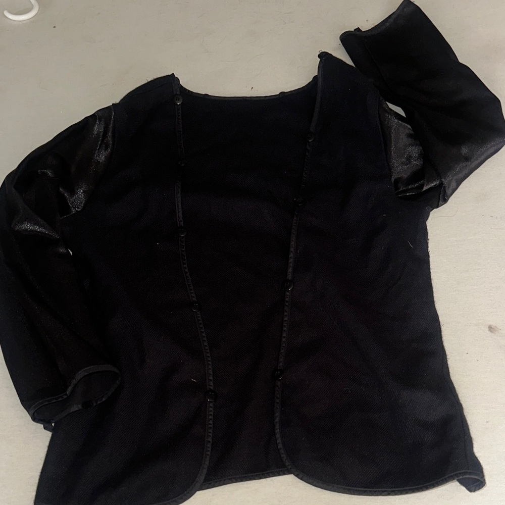 Womens Size Small Elegant Black Jacket